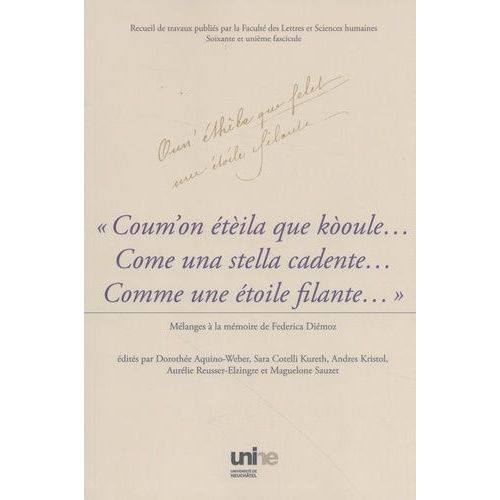 Coum'on Étèila Que Kòoule - Come Una Stella Cadente - Comme Une Étoile Filante - Mélanges À La Mémoire De Federica Diémoz