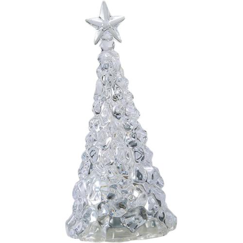 Blanc Blanc 1 Pc Veilleuse Sculptures Décor À La Maison Miniature De Sapin De Noel Lumière Led Feux Led Decoration Table Lumière De Sapin