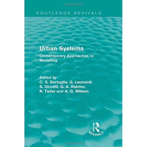 Urban Systems (Routledge Revivals)