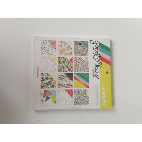 Bloc De Papier Cartonné 6 X 6 Goodvibes By Jen Allyson Rayher