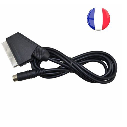 Câble Vidéo Pour Sega Saturn – Neuf Sous Emballage, Vendeur Pro, Envoi Rapide Avec Suivi, Compatible Toutes Les Saturn, Origine France