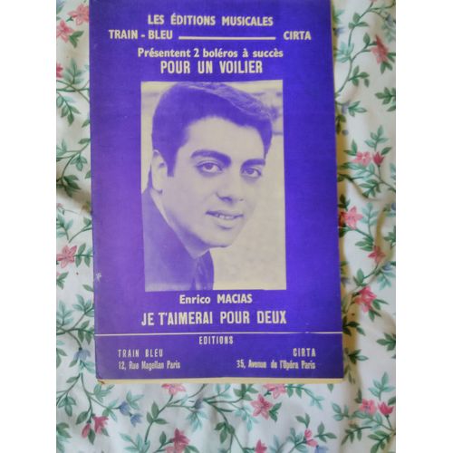 Pour Un Voilier Et Je T'aimerai Pour Deux