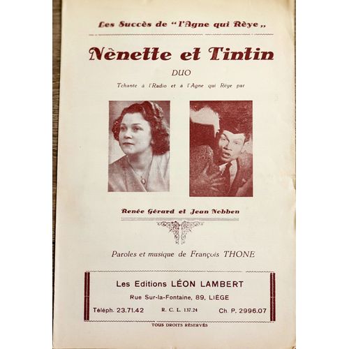 NĕNette Et Tintin