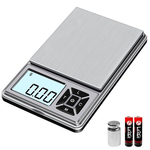 Noir Balance Digitale De Poche 300g X 0.01g De Précision¿Micro Mini Balance De Haute Précision Poids Numérique Grammes Et Oz Pour Bijoux, Diamants¿Flèches, Poudres, Herbes Et Aliments