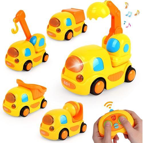 Jouet Garçon 2 Ans,Voiture Enfant Jouet Enfant 3 Ans Garçon,Voiture Télécommandée,Rc Camion,Lumière Et Musique