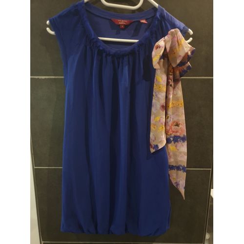 Haut Ted Baker Bleu À Fleur T.3