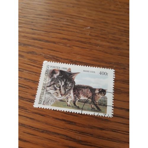 Timbre Chat Cat Congo Tp7