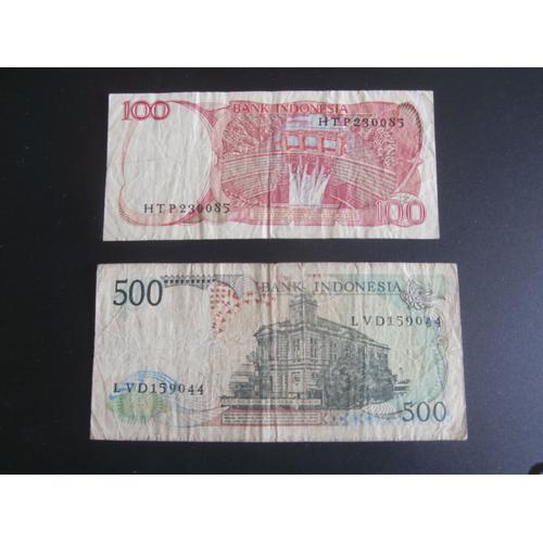 2 Billets De Banque (Indonésie)