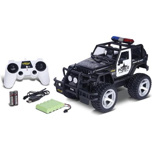 500404267 1:12 Jeep Wrangler Police 2.4g 100% Rtr - Voiture Télécommandée, Véhicule Rc, Piles Et Radiocommande Incluses,Voiture Télécommandée Pour Enfants, Voiture Rc