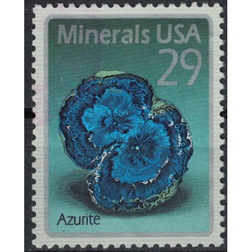 Etats Unis 1992 Oblitéré Used Minéral Azurite