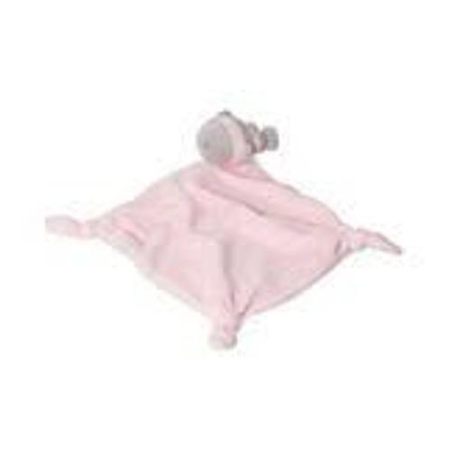 Doudou Poisson Rose Et Gris Artesavi Mouchoir Peluche Jouet Bebe