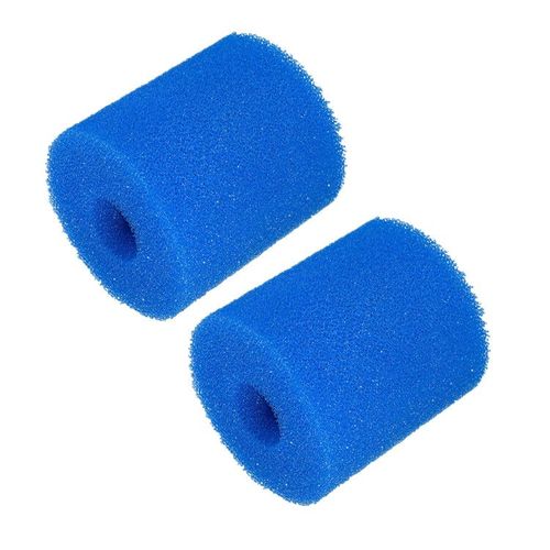 2PCS Cartouche Éponge Lavable pour Piscine pour Intex Type H Convient pour Les Piscines, Rondes (93x30x102 MM)