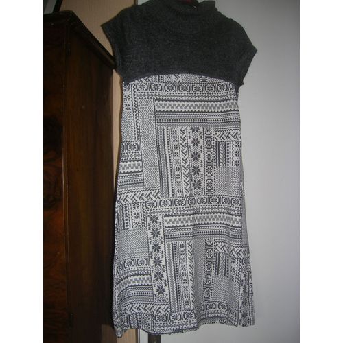 Robe Promod Col Roulé Taille 1 (36/38) Viscose.
