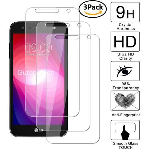 3 Pièces Glass Protector Pour Lg X Power2 Smartphone Screen Verre Trempé Protecteur D'écran Résistant Aux Éraflures