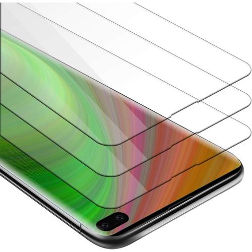 3x Verre Trempé Compatible Avec Samsung Galaxy S10 Plus En Haute Transparent Pack De 3 Verre De Protection D'écran Trempé Tempered En Dureté 9h Avec 3d Touch