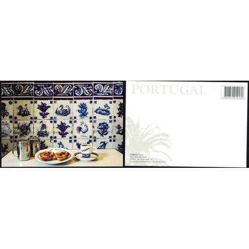 Portugal Carte Postale Postcard Pastéis De Belém Et Azulejos
