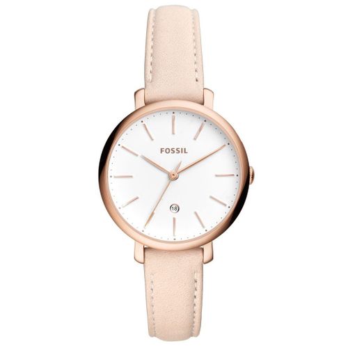 Montre Fossil En Cuir Rose