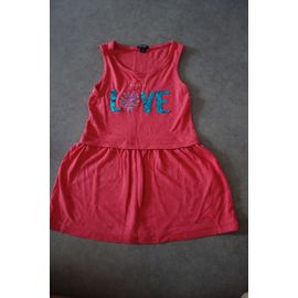 Robe Jersey Rose À Sequins Réversibles Kiabi - 4 Ans