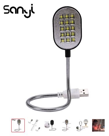 Lampe USB 15 LED 5 watts d'occasion  