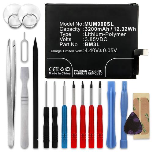 Pack Batterie 3200mah Et Outils Pour Téléphone Portable Xiaomi Mi 9 - Kit Pour Remplacement Facile D'une Batterie Bm3l De Smartphone Gsm