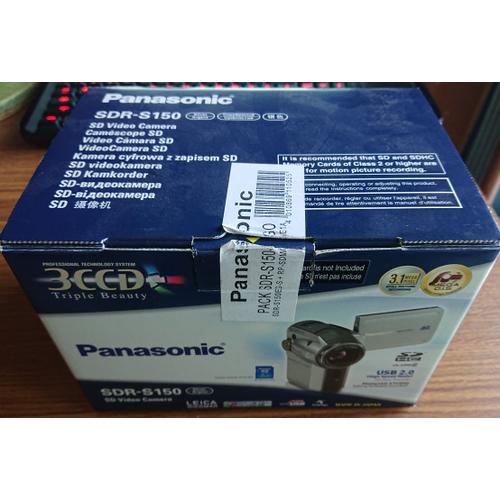 Panasonic SDR-S10 - Caméscope - mode écran large - 800 KP - 10x zoom optique - carte Flash