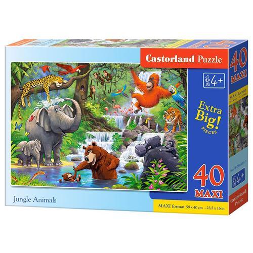 Puzzle 40 Pièces Pièces Xxl - Jungle Animals