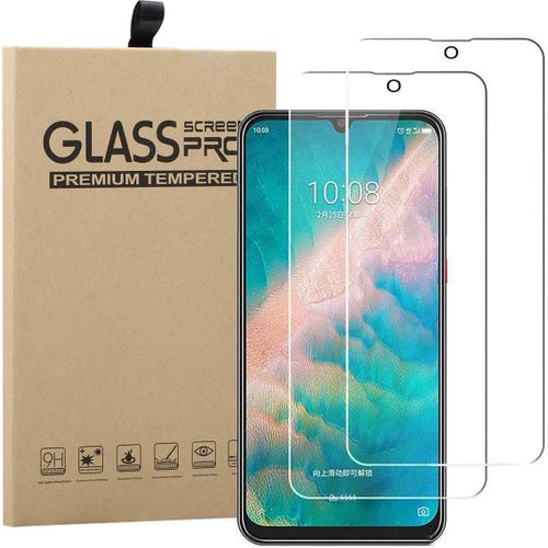 2 X Protecteur D'écran En Verre Trempé Compatible Avec Lenovo Z6 Pro, Compatible Avec Lenovo Z6 Pro.