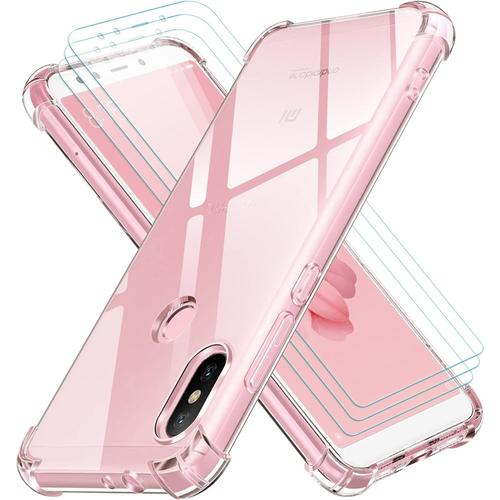 Coque Pour Samsung Galaxy S7 Avec 2 Pièces Couverture Complète Verre Trempé, Coque De Protection En Silicone Tpu Souple Transparent Anti Choc Coque Mince Anti Rayures