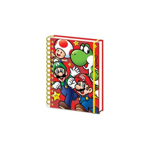 Super Mario - Cahier À Spirale A5 Wiro Run