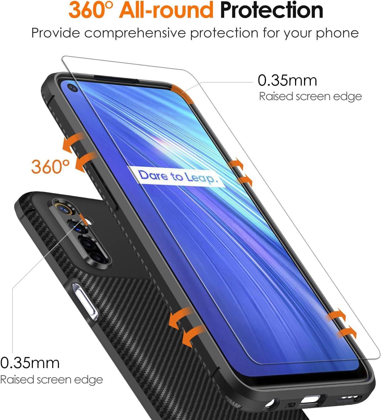 Coque Pour Oppo Realme 6 Oppo Realme 6s, Avec 3 Pices En Ve... - 5