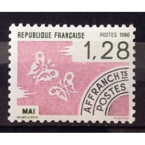 Préoblitéré Mois De L'année - Mai 1,28 (Impeccable N° 190) Neuf** Luxe (= Sans Trace De Charnière) - France Année 1986 - N10886