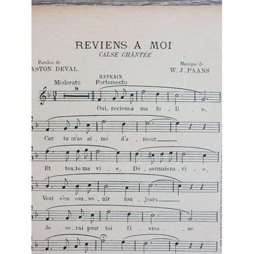 Reviens A Moi