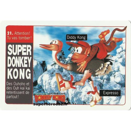 Carte Super Donkey Kong N° 21