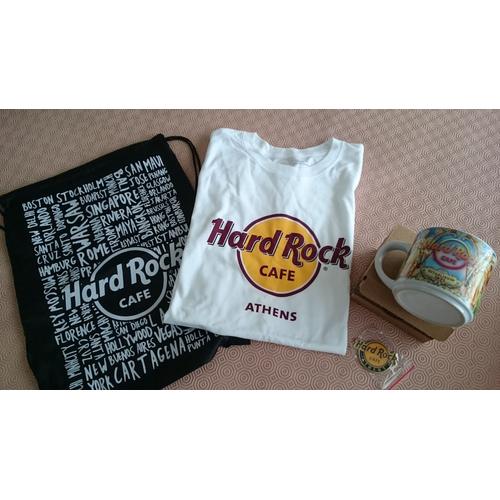 Lot Hard Rock Café Athens T-Shirt, Mug, Magnet, Sac