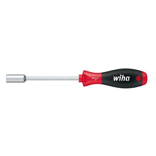 Wiha Tournevis Softfinish® Tournevis À Douille Six Pans Avec Lame Ronde (01018) 4 Mm X 125 Mm