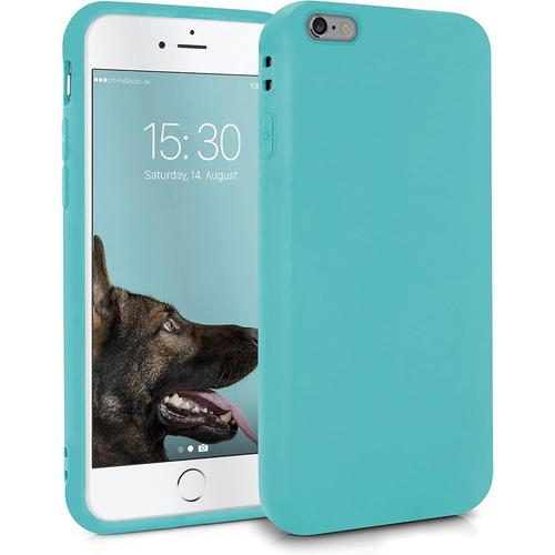 Coque Silicone Pour Apple Iphone 6 Plus/6s Plus Case Tpu Souple Cover Protection Extra Fine Étui Coloré Anti Choc Et Rayures Turquoise