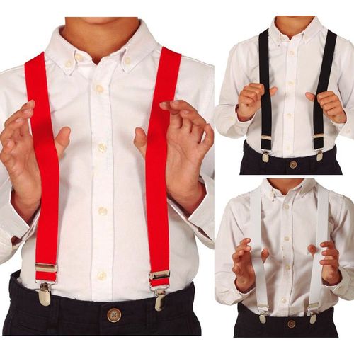 Bretelles Pour Enfant Plusieurs Couleurs (Couleur Rouge)