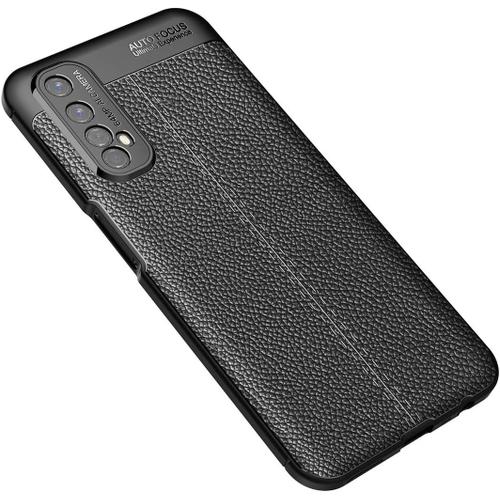 Coque Pour Realme 7 Global Housse De Protection Antichoc Mince Silicone Souple Coque Realme 7 Global Étui Anti Dérapant Case Cover Noir