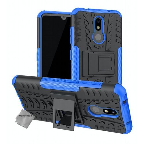 Housse Etui Coque Rigide Anti Choc Pour Nokia 3.2 + Film Ecran - Bleu