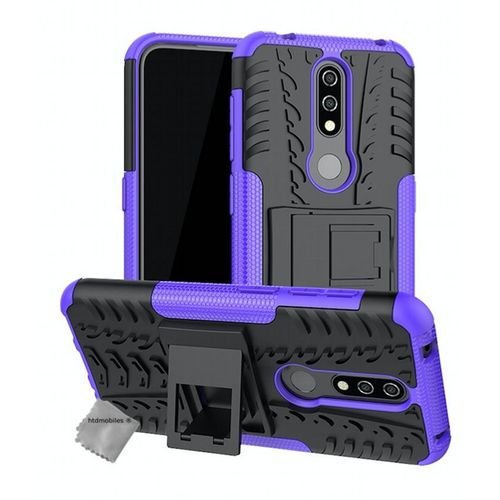 Housse Etui Coque Rigide Anti Choc Pour Nokia 4.2 + Film Ecran - Mauve