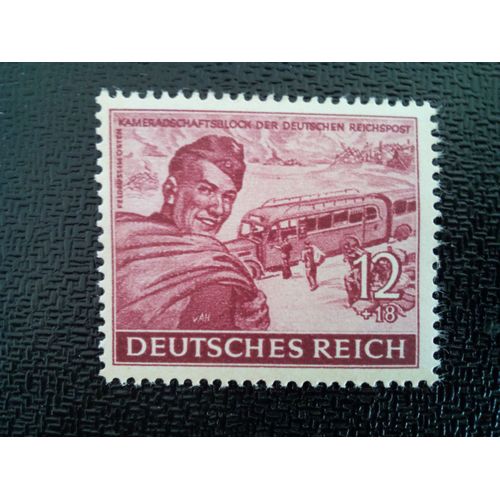 Timbre Allemagne / Reich Yt 807 Commis De Bureau De Poste 1944 ( 6812 )