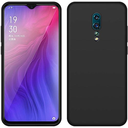 Oppo Reno Z Coque Housse De Protection Caoutchouc Silicone Liquide Souple Antichoc Anti Rayures Antidérapant Etui Pour Oppo Reno Z Noir