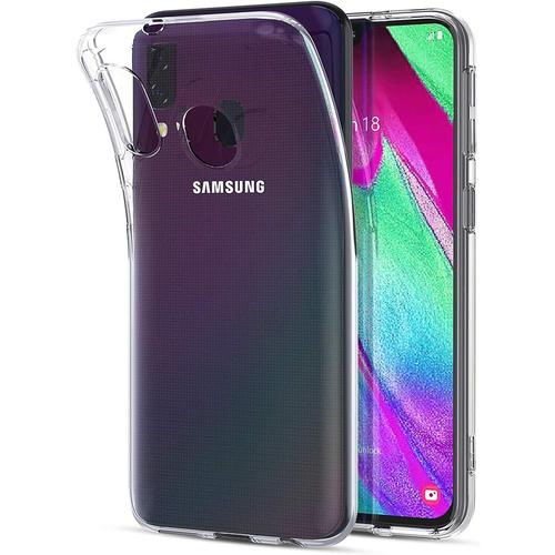 Coque Pour Samsung Galaxy A40 Ultra Transparente Silicone En Gel Tpu Souple Coque De Protection Avec Absorption De Choc Et Anti-Scratch