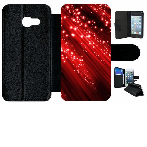 Etui À Rabat Galaxy A3 (2017) - Simply Red - Simili-Cuir - Noir