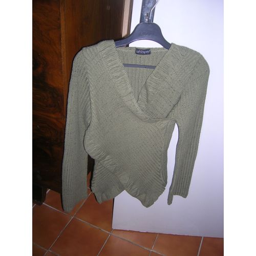 Pull Whisper Taille 36/38 Acrylique 95%,Élasthanne 5%.