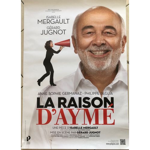 La Raison D'aymé - Isabelle Mergault / Jugnot - 70x100cm - Affiche / Poster Envoi En Tube