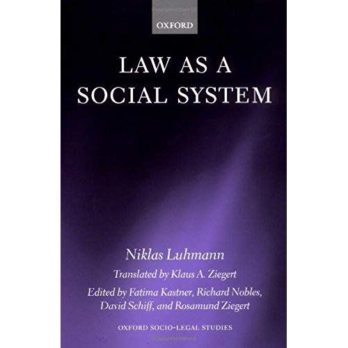 Law As A Social System