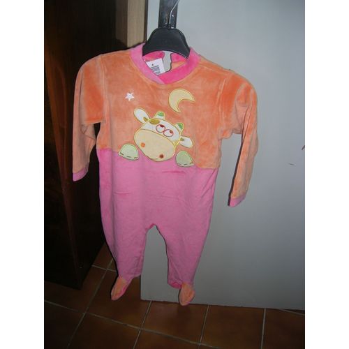 Grenouillère 23 Mois 75% Coton,25% Polyester.