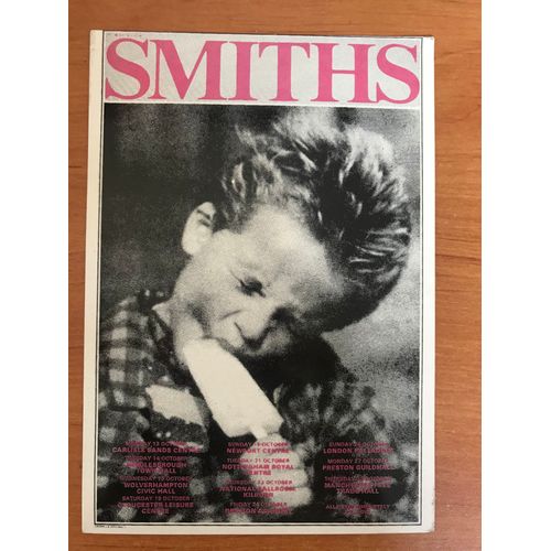 Carte Postale Du Groupe Smiths Années 80