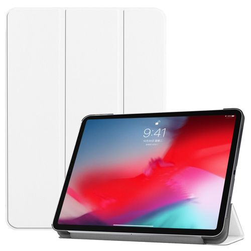 Etui Nouvel Apple Ipad Mini 7.9 Pouces 2019 (Ipad Mini 5) Wifi - 4g/Lte Smartcover Pliable Blanc Avec Stand - Housse Coque De Protection New Ipad Mini 7.9 Pouces 2019 - Accessoires Tablette Pochette Smart Case !